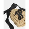 Porte-clés en raphia naturel - Patou - Mademoiselle Pearl