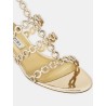 Sandales dorées à talon - Aquazzura - Mademoiselle Pearl