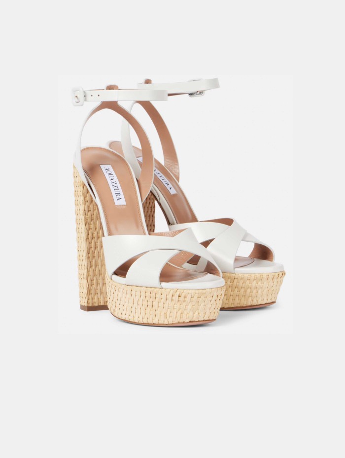 Sandales à plateforme - Sunseeker sandal plateau - Aquazzura - Mademoiselle Pearl
