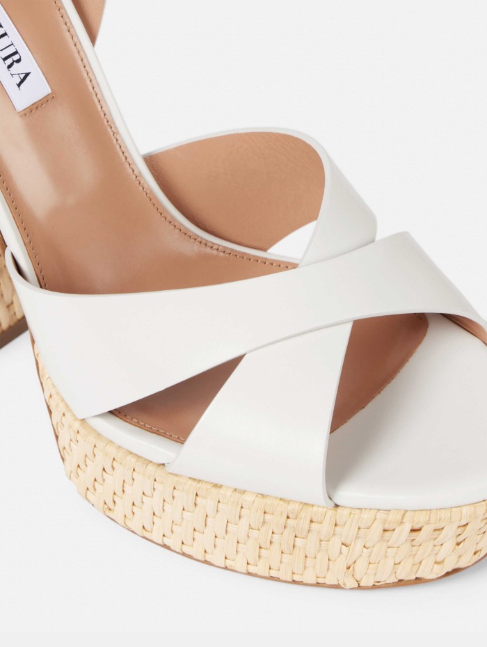 Sandales à plateforme - Sunseeker sandal plateau - Aquazzura - Mademoiselle Pearl