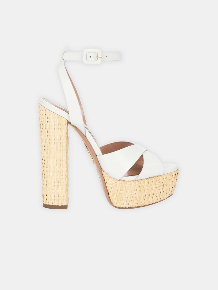 Sandales à plateforme - Sunseeker sandal plateau - Aquazzura - Mademoiselle Pearl