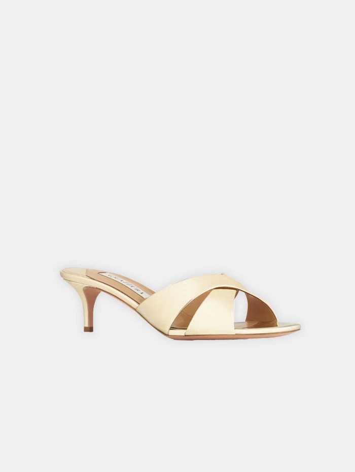 Mules à talons - Divine mule 50 - Aquazzura - Mademoiselle Pearl