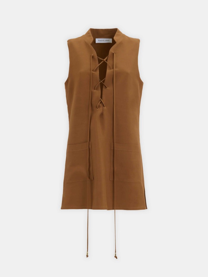 Robe courte lacée - Raquel Diniz - Mademoiselle Pearl