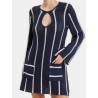 Robe courte en crochet navy - Raquel Diniz - Mademoiselle Pearl