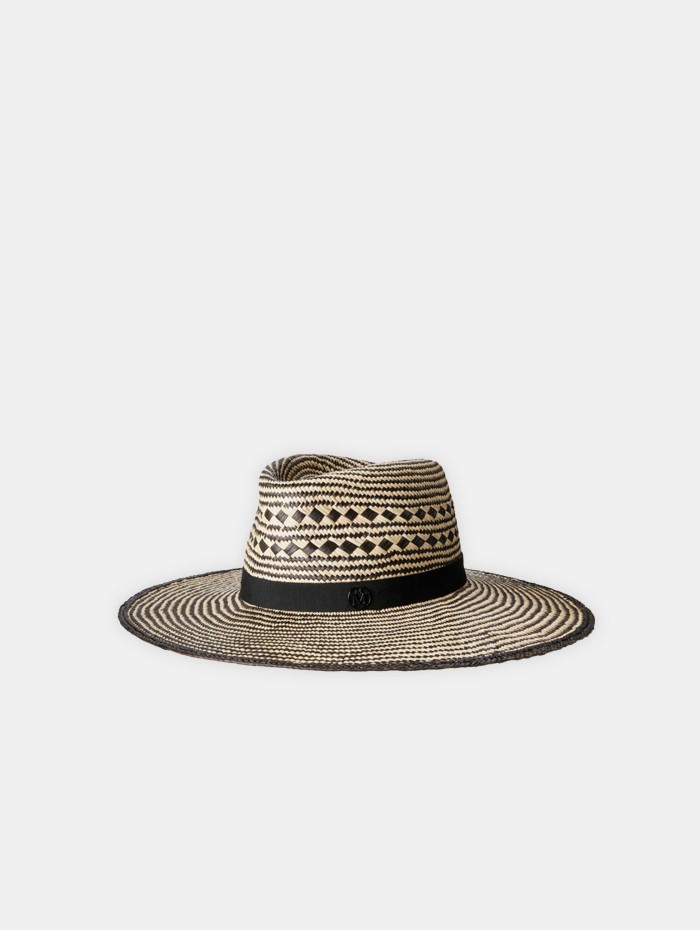Chapeau en paille tressée - Charles - Maison Michel - Mademoiselle Pearl