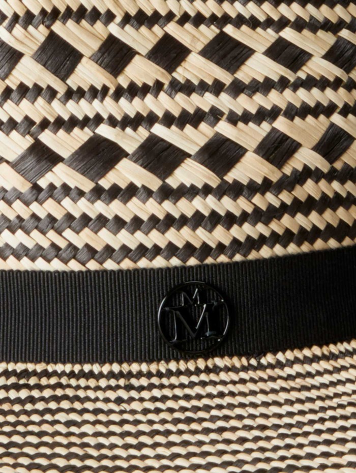 Chapeau en paille tressée - Charles - Maison Michel - Mademoiselle Pearl