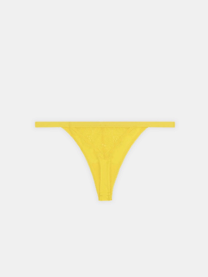 String jaune - Room service - Love Stories - Mademoiselle Pearl