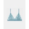 Bralette triangle turquoise - Love Lace - Love Stories - Mademoiselle Pearl