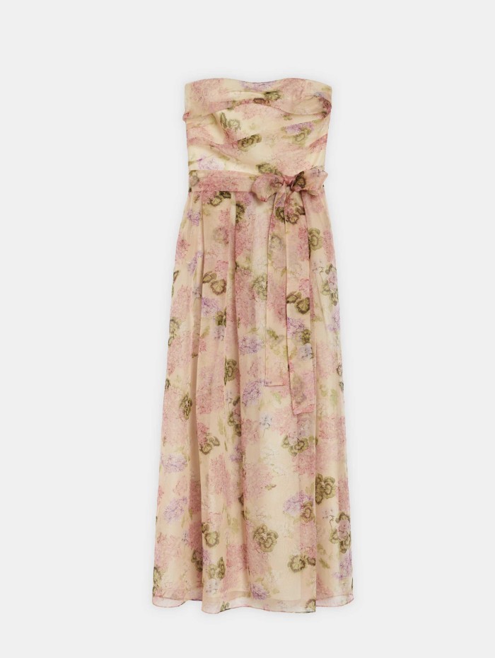 Robe bustier à fleurs Lisetta - Max Mara - Mademoiselle Pearl