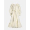 Robe à volant blanche - Patou - Mademoiselle Pearl