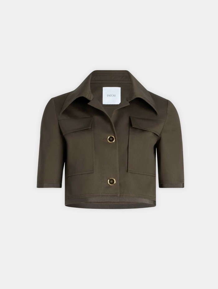 Veste crop en coton - Patou - Mademoiselle Pearl