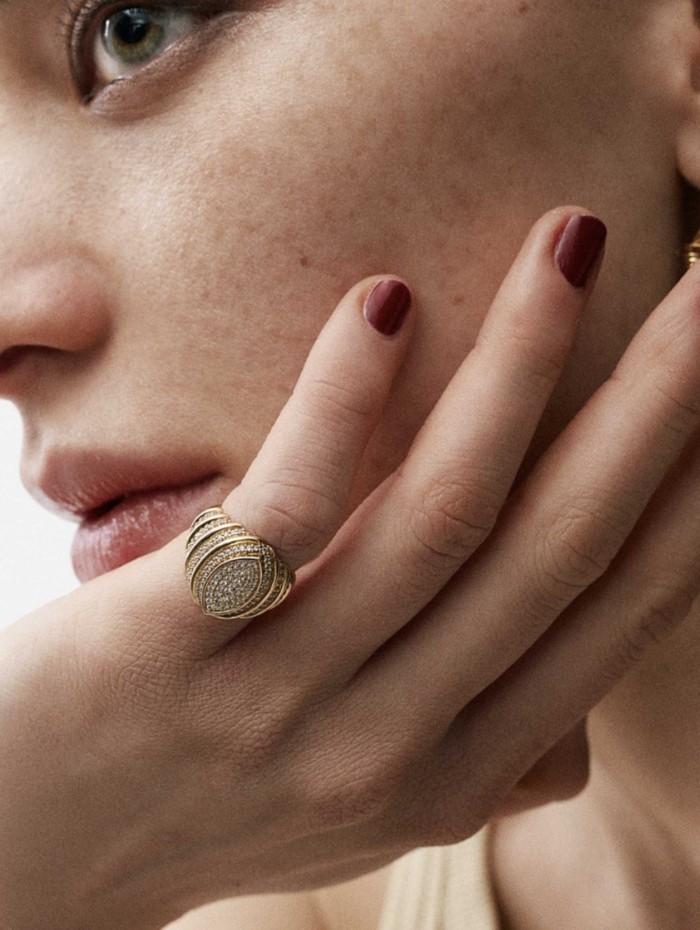 bague marquise - Crown - Sigal - Mademoiselle Pearl