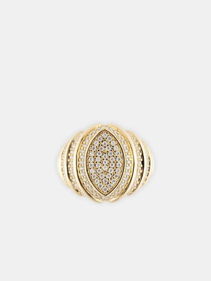bague marquise - Crown - Sigal - Mademoiselle Pearl