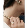 Chevalière Halo nacrée - Sigal - Mademoiselle Pearl