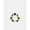 Bague Nefertiti noire - Sigal - Mademoiselle Pearl