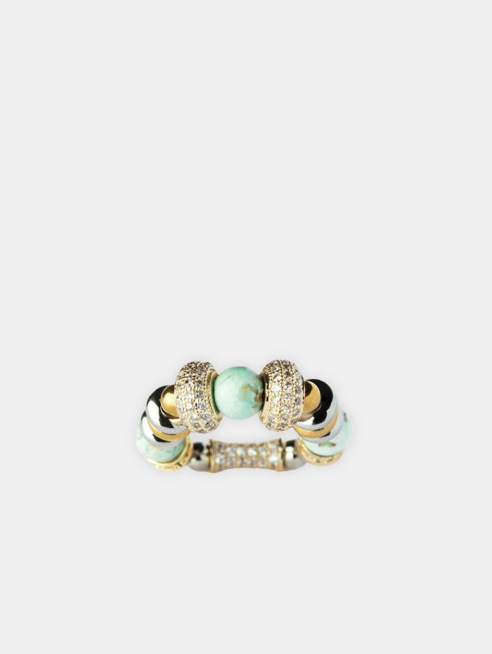 Bague Nefertiti turquoise - Nefertiti - Sigal - Mademoiselle Pearl