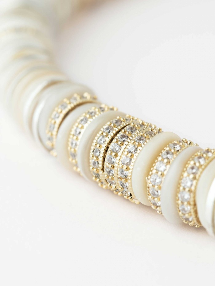 Collier Rondelle Cream - Sigal - Mademoiselle Pearl