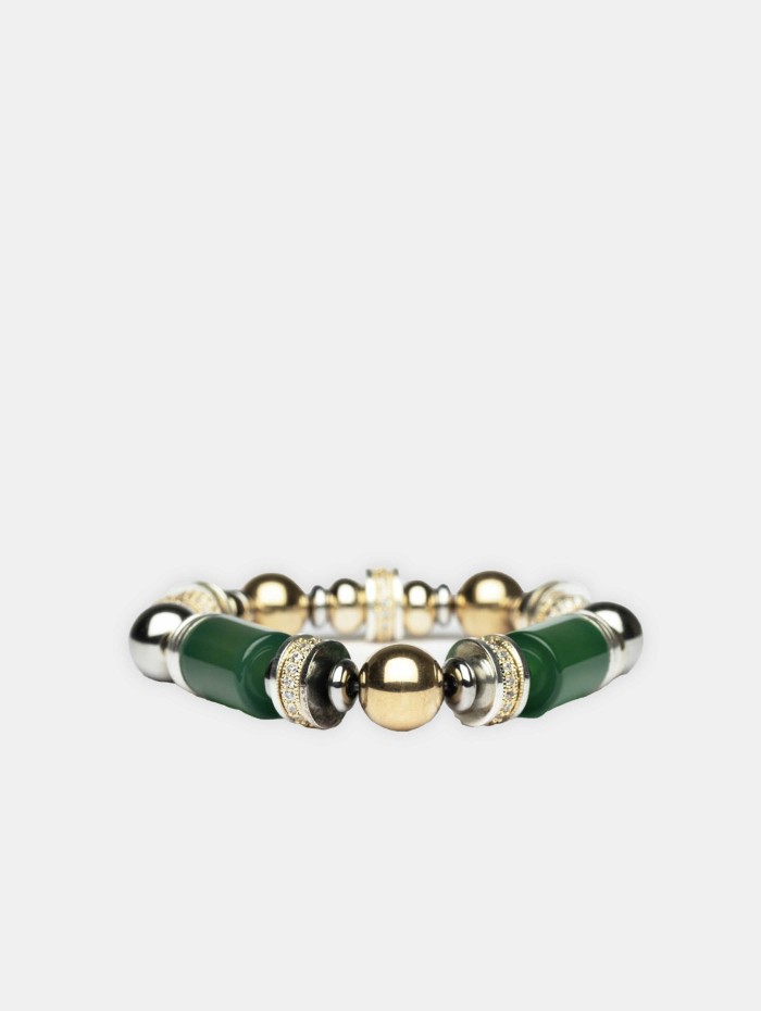 Bracelet Nefertiti Vert - Sigal - Mademoiselle Pearl