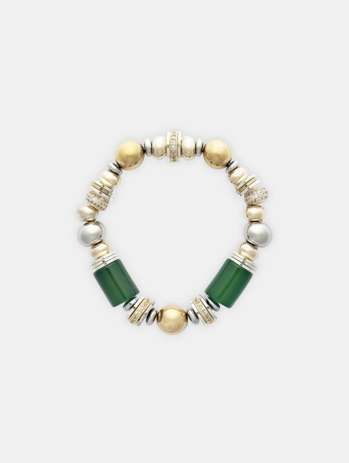 Bracelet Nefertiti Vert - Sigal - Mademoiselle Pearl