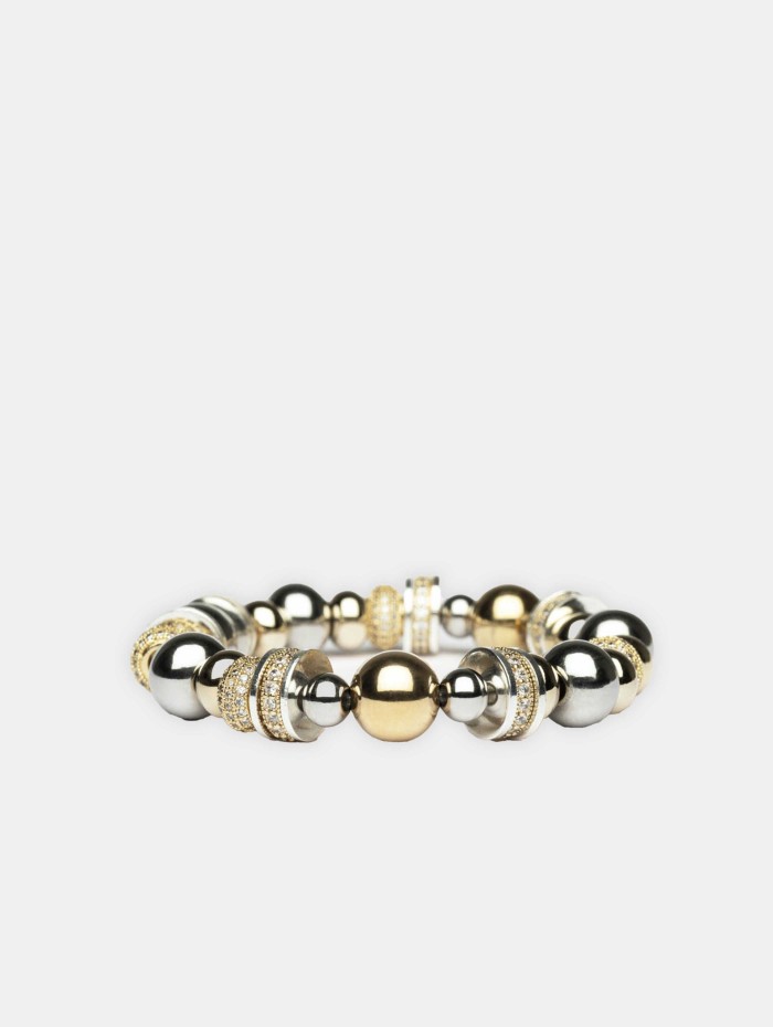 Bracelet Nefertiti or et argent - Sigal - Mademoiselle Pearl