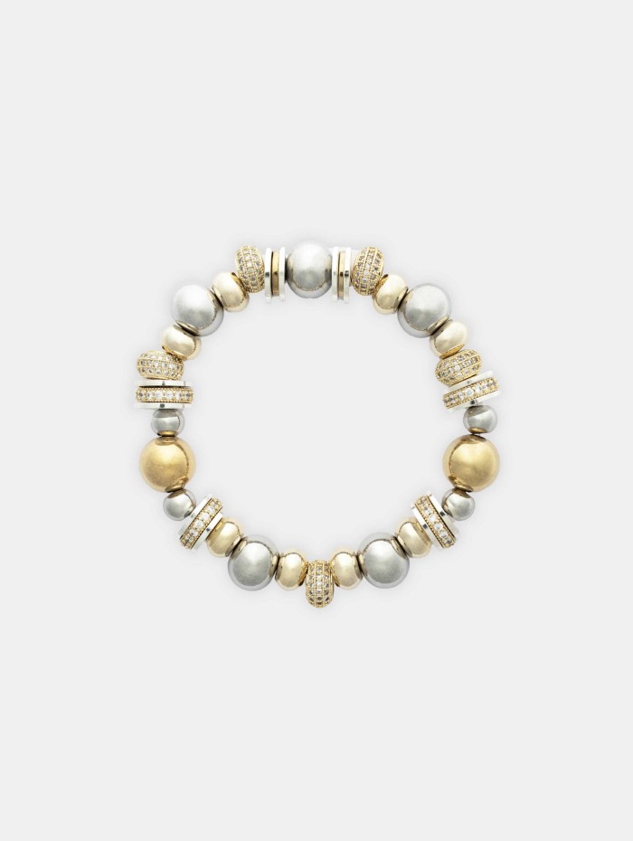Bracelet Nefertiti or et argent - Sigal - Mademoiselle Pearl