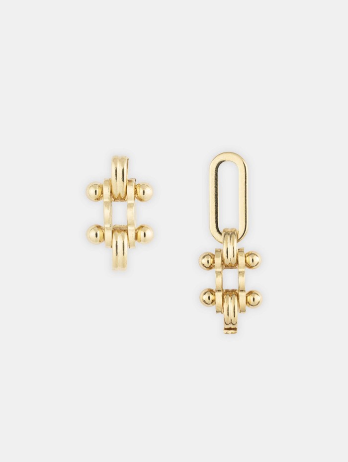 Boucles d'oreilles grenade gold - Sigal - Mademoiselle Pearl