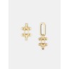 Boucles d'oreilles grenade gold - Sigal - Mademoiselle Pearl