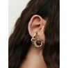 Boucles d'oreilles Kilk Anneaux - Sigal - Mademoiselle Pearl