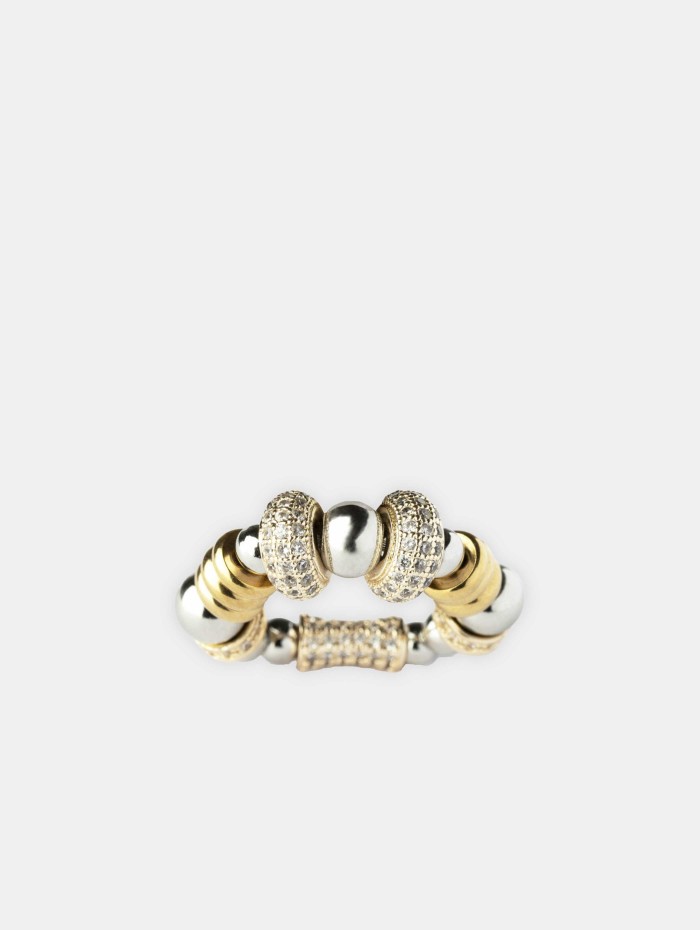 Bague or et argent - Nefertiti - Sigal - Mademoiselle Pearl