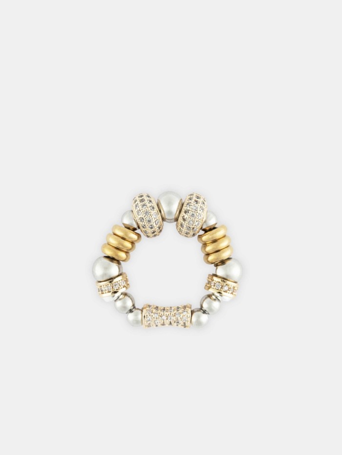 Bague or et argent - Nefertiti - Sigal - Mademoiselle Pearl