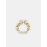Bague or et argent - Nefertiti - Sigal - Mademoiselle Pearl