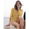 Polo en maille jaune - Egrege - Max Mara Studio - Mademoiselle Pearl