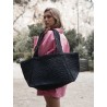 Cabas en raphia - Patou - Mademoiselle Pearl