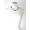 Collier simple turquoise