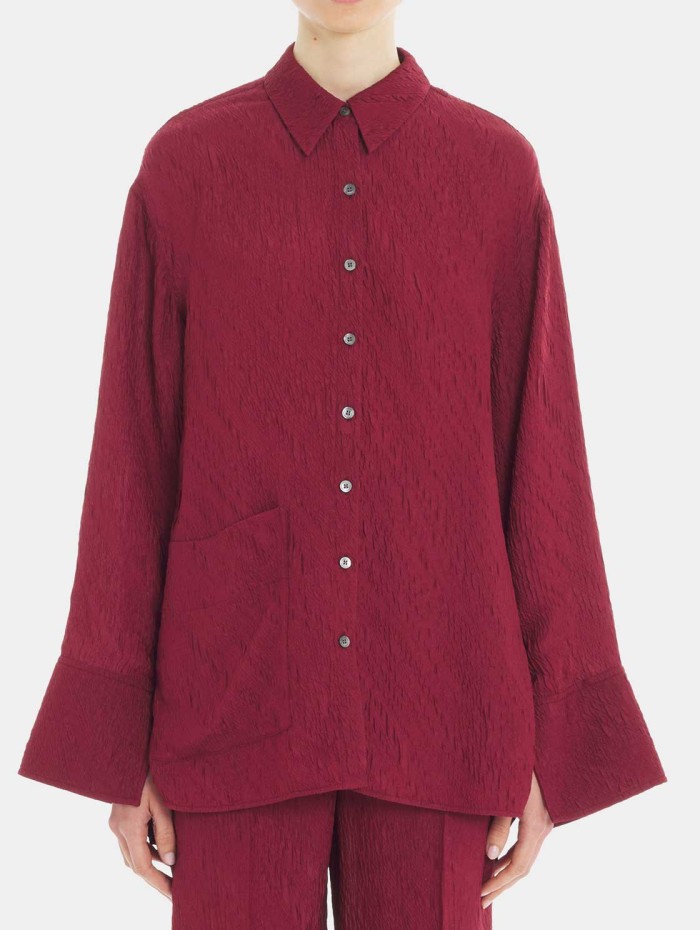 CHEMISE AMPLE TEXTUREE