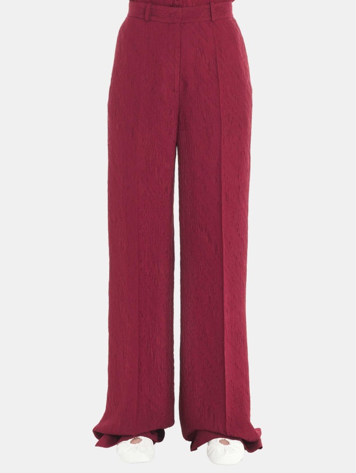 PANTALON LARGE TEXTURE