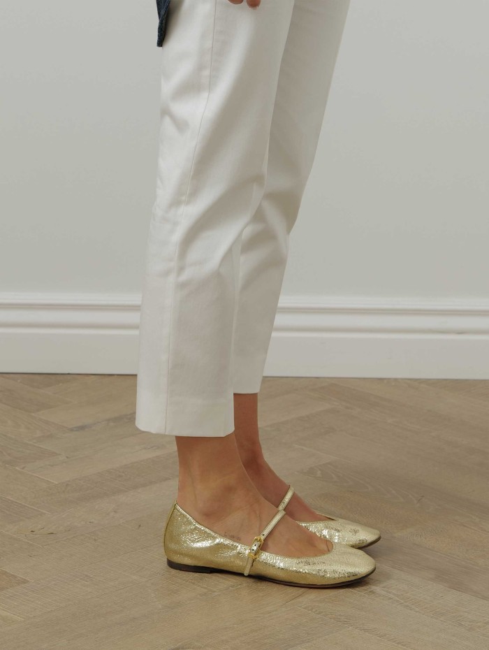 Ballerines dorées - Lanvin - Mademoiselle Pearl