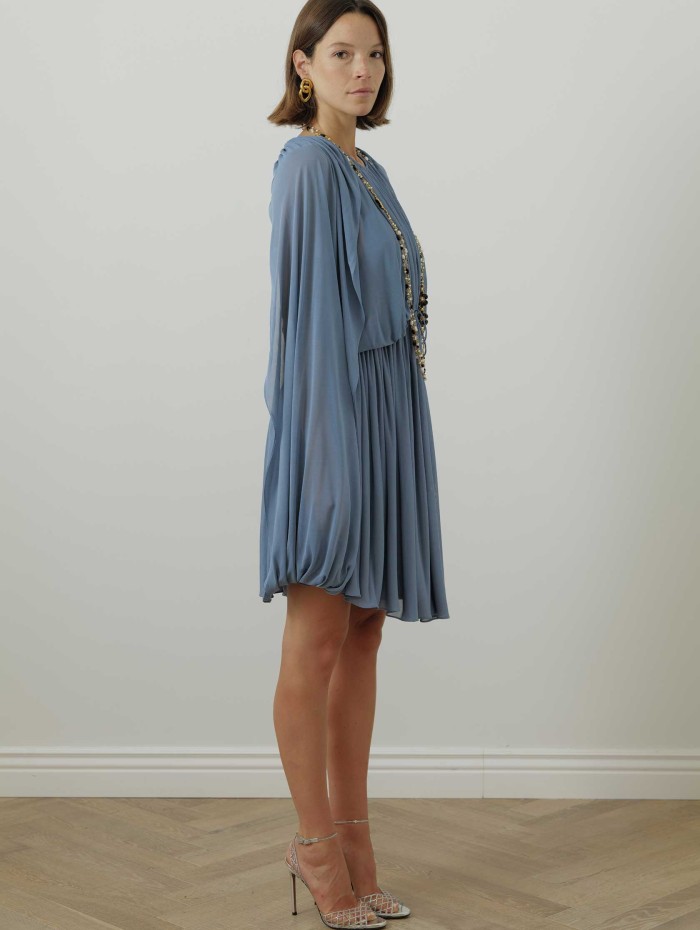 Robe fluide bleue - Boetie - Lanvin - Mademoiselle Pearl