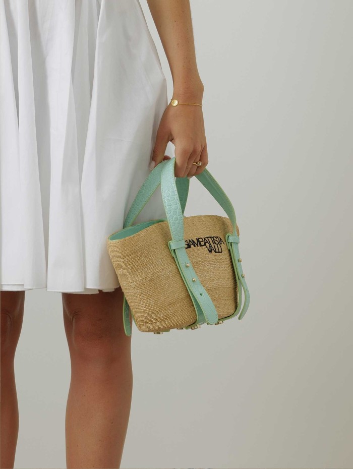 Boutique Pearl - GIAMBATTISTA VALLI Sac panier en paille