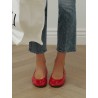 Mademoiselle Pearl - BALLERINES VERNIS ROUGE