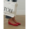 Mademoiselle Pearl - BALLERINES VERNIS ROUGE