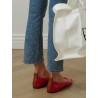 Mademoiselle Pearl - BALLERINES VERNIS ROUGE