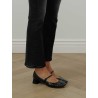 Ballerines à talon noir - Lanvin - Mademoiselle Pearl