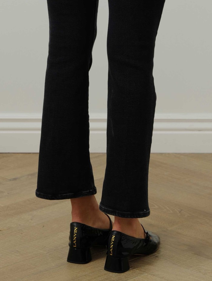 Ballerines à talon noir - Lanvin - Mademoiselle Pearl