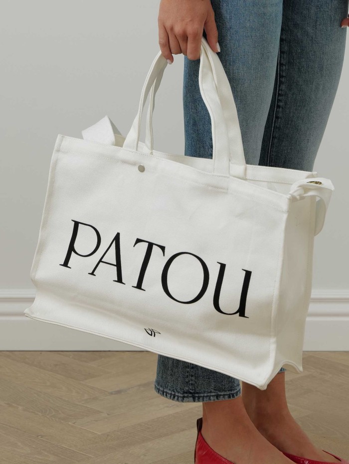 PATOU - Cabas Patou en coton bio - LUXURY BAG