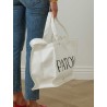 PATOU - Cabas Patou en coton bio - LUXURY BAG