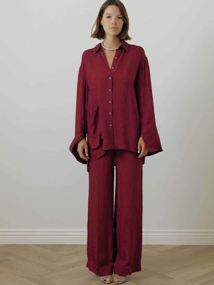 CHEMISE AMPLE TEXTUREE