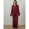 PANTALON LARGE TEXTURE