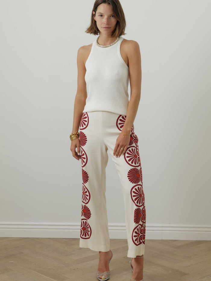 Pantalon stretch Medaillon - La DoubleJ - Mademoiselle Pearl