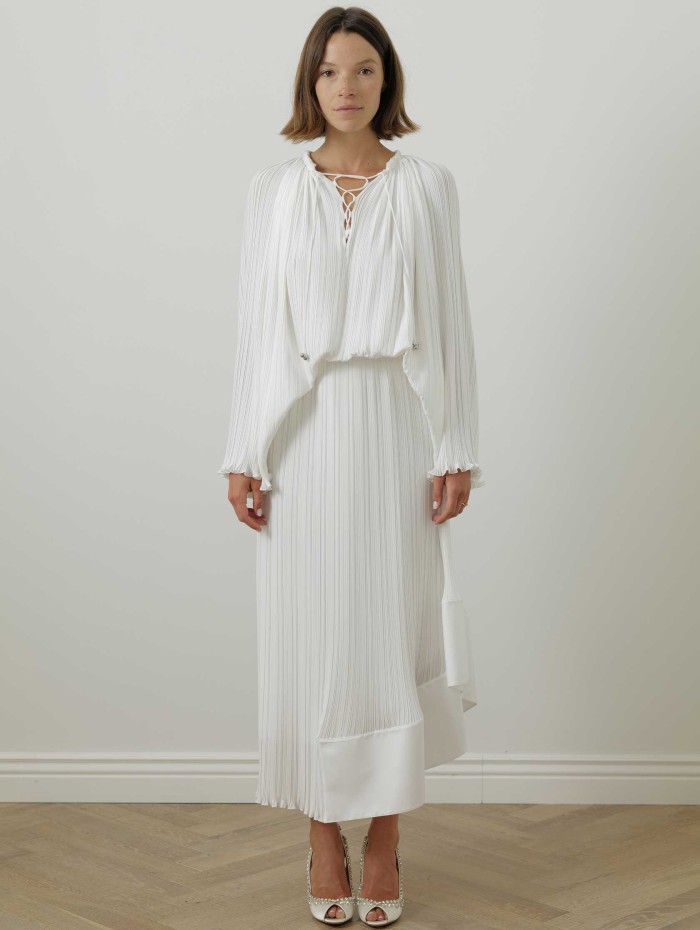 Mademoiselle Pearl - Blouse blanche Lanvin